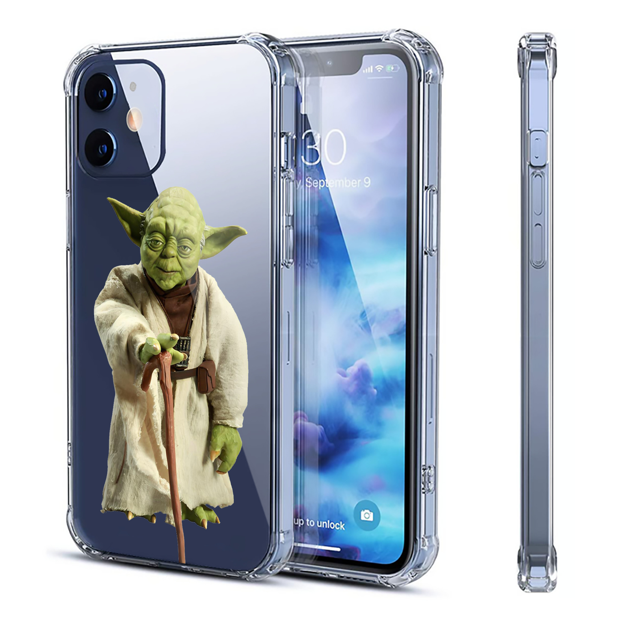 （画像用） スター・ウォーズ Star Wars 【iPhone 12シリーズ対応】透明スマホケース（クリアソフトケース）